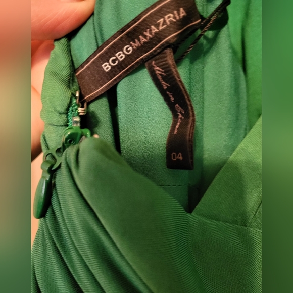 NWT BCBG green Maxi dress - Picture 8 of 16
